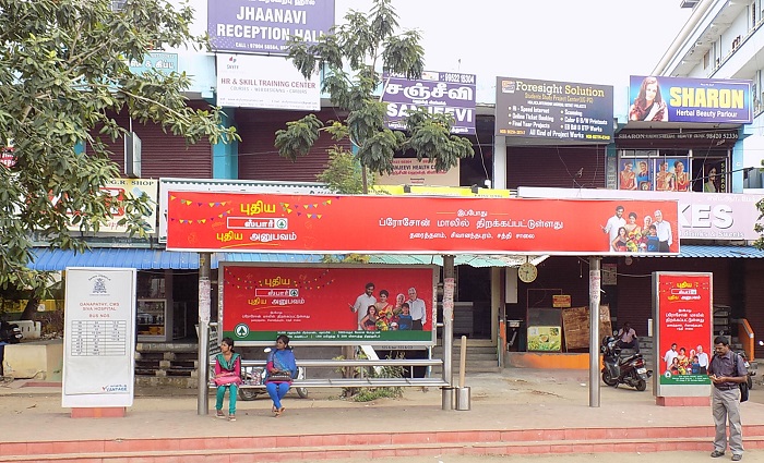 Bus Shelters Advertising Service in Tamilnadu