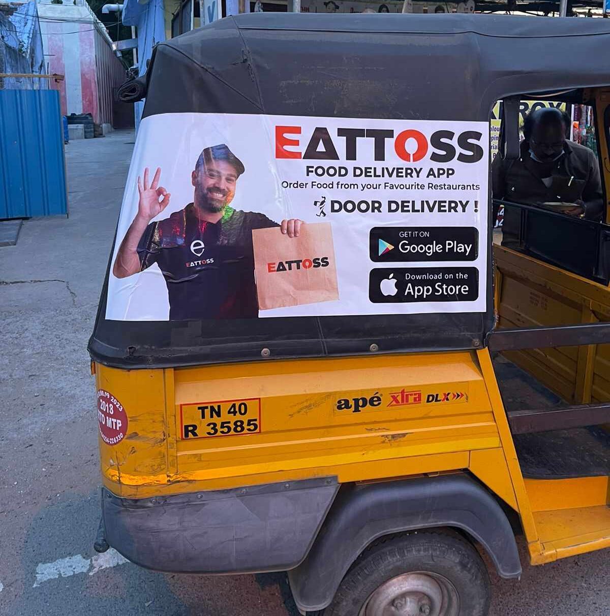 Auto Rickshaw Back Advertising Services in Coimbatore